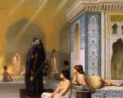 Pool in a Harem - 让·莱昂·杰罗姆